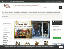 Tablet Screenshot of galeriachabix.com
